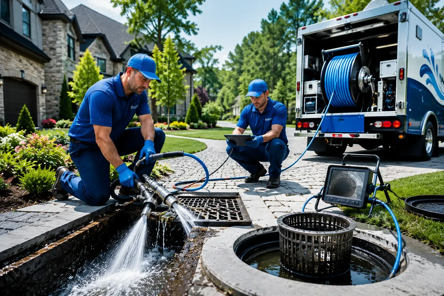 Local outdoor drain cleaning professionals in Stafford, NY